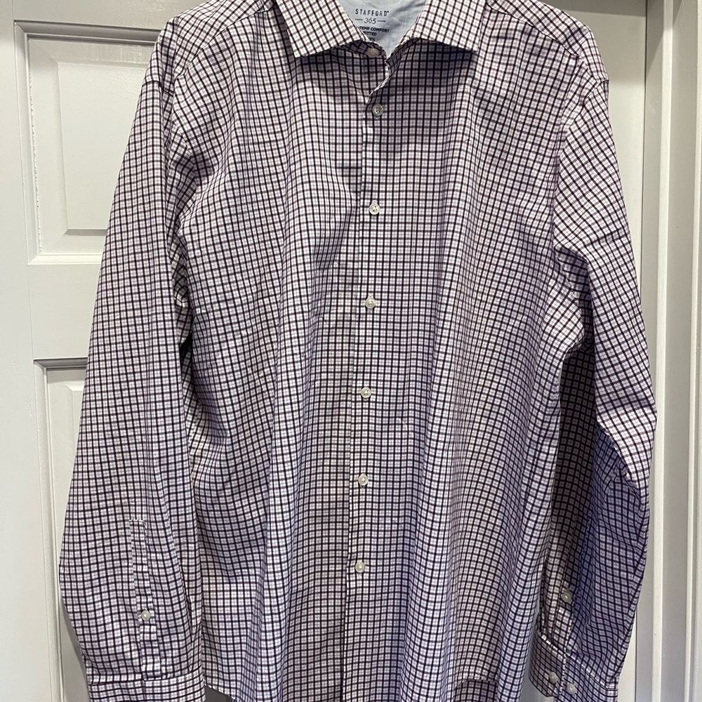 Stafford Men's Checkered Shirt